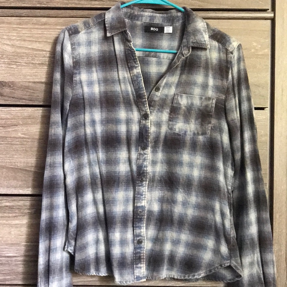 Blue BDG Flannel